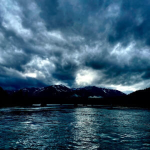 Alaskan night-view